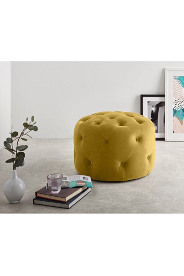 Veronica Puf Sarı - 3