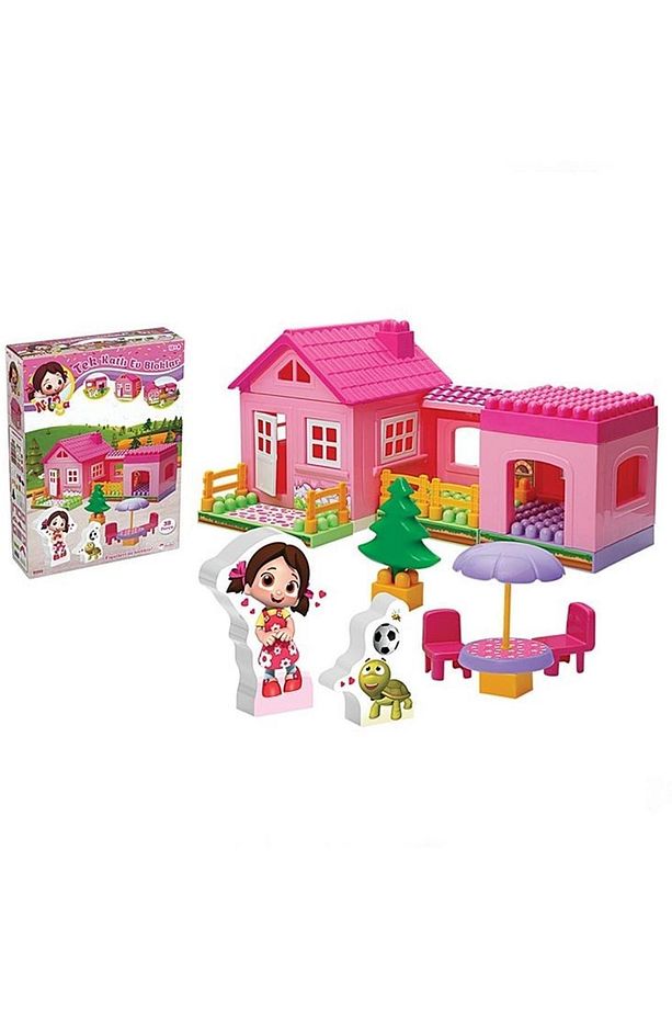 Niloya Tek Katlı Ev Bloklar Lego & Yapı Oyuncakları - 1