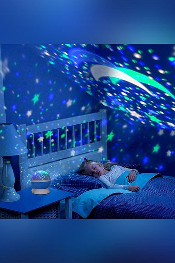 Star Projeksiyon Led Gece Lambası Usb Tavan Yıldız Yansıtma Işığı - 1