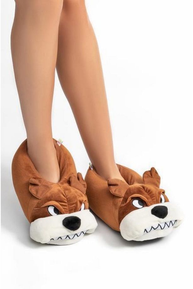 Twıgy Kızgın Sessiz Taban Unisex Hayvanlı Ev Pandufu - 4