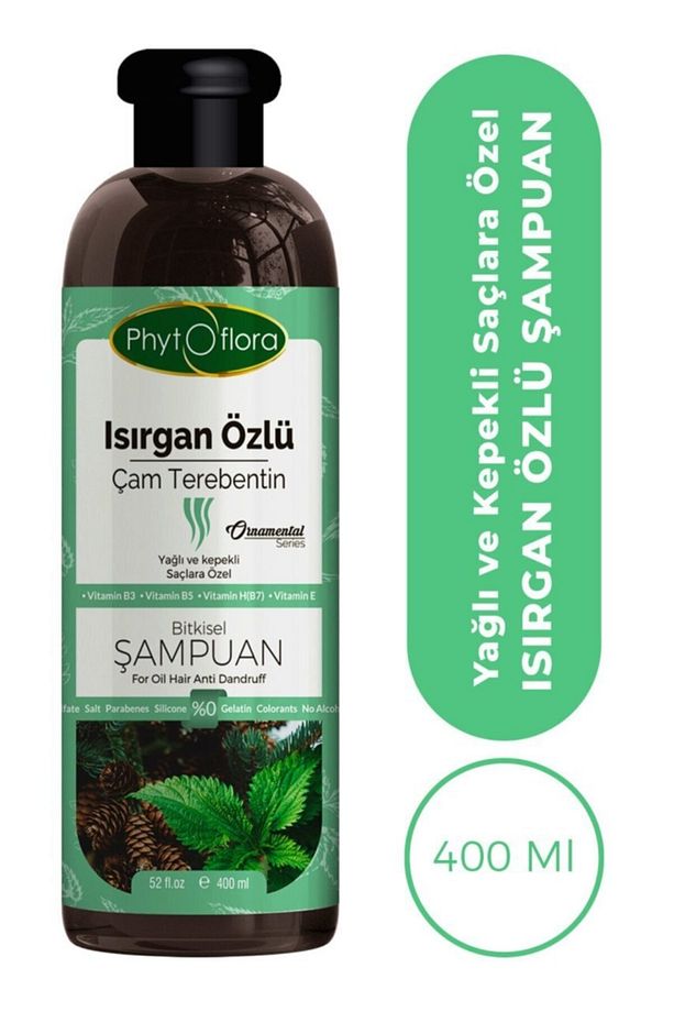 Tuzsuz Yağlı Ve Kepekli Saçlara Özel Isırgan Özlü Bitkisel Şampuan 400 ml - 1