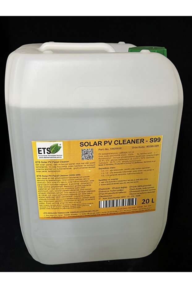 Solar Pv Cleaner – S99 20l