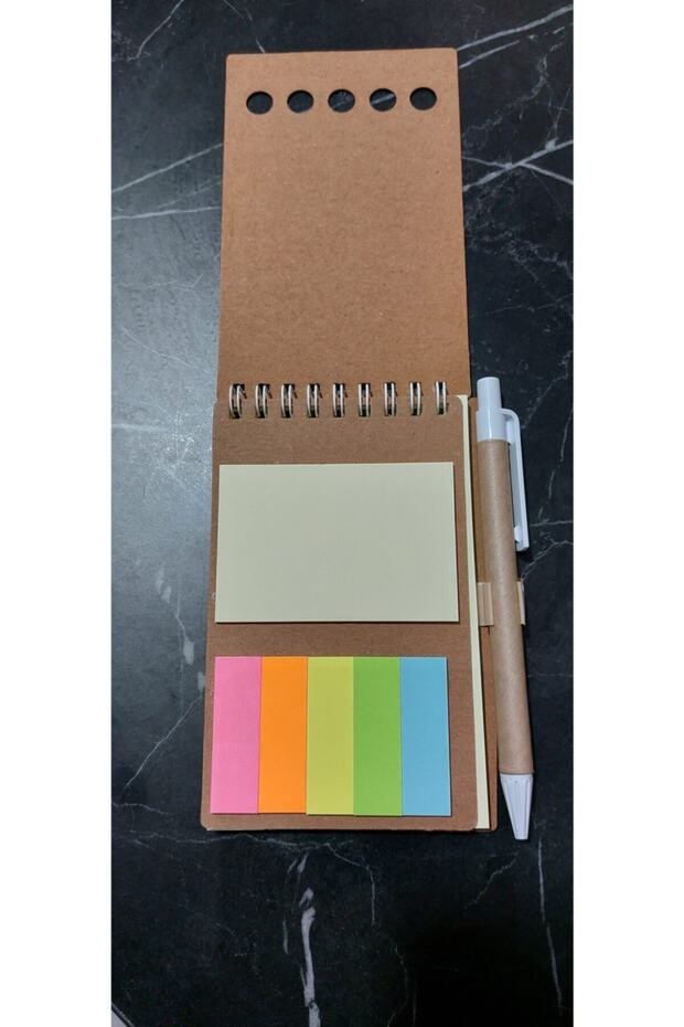 Geri Dönüşümlü Şekilli Kapaklı Not Seti - 2