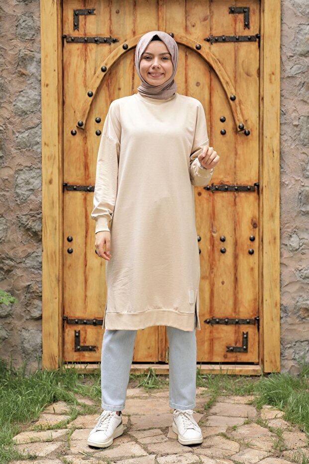 Nisaca Two Thread Basic - تونيك حجاب طويل - 3