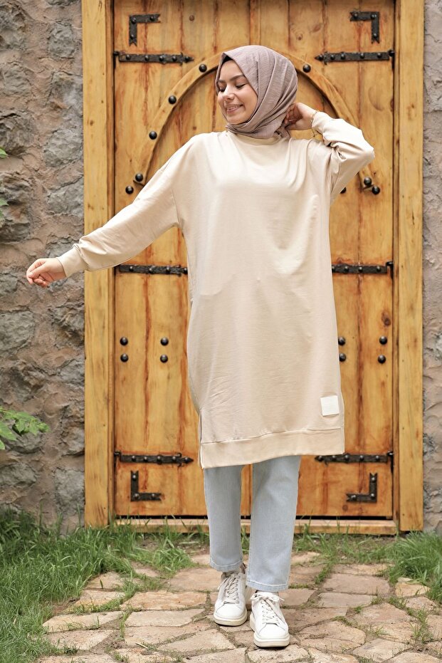 Nisaca Two Thread Basic - تونيك حجاب طويل - 7