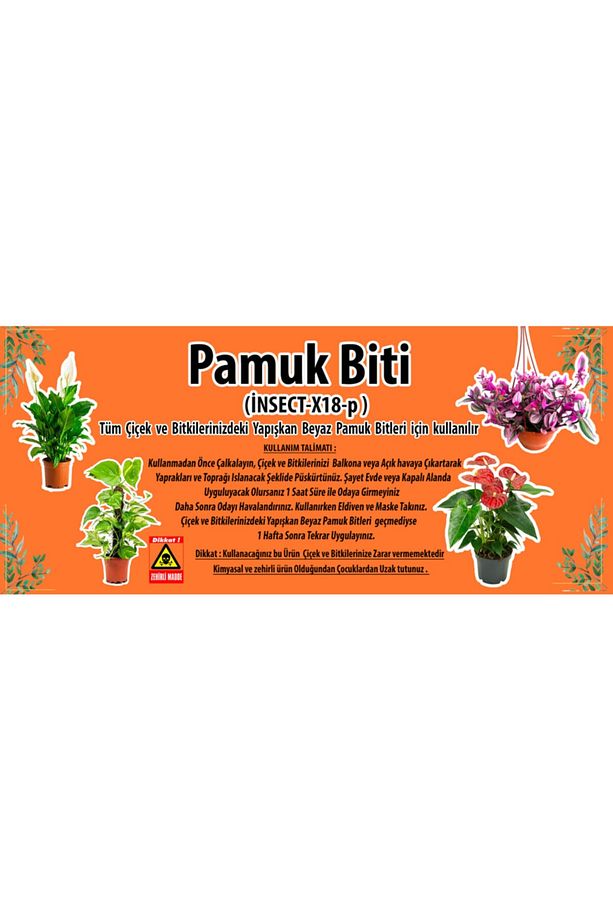 Pamuk Biti Un Biti Beyaz Yapışkan Bit Önleyici 500 ml - 2