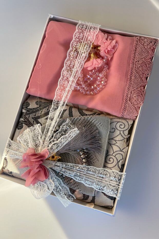 مجموعة سجادة صلاة حزمة العروس والعريس - 1