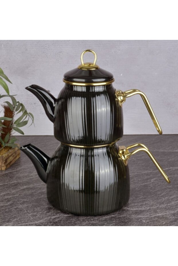 Elite Class Emaye Çaydanlık Takımı - 2