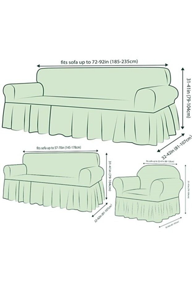 غطاء أريكة فردي - غطاء سرير أريكة ملفوف - 2