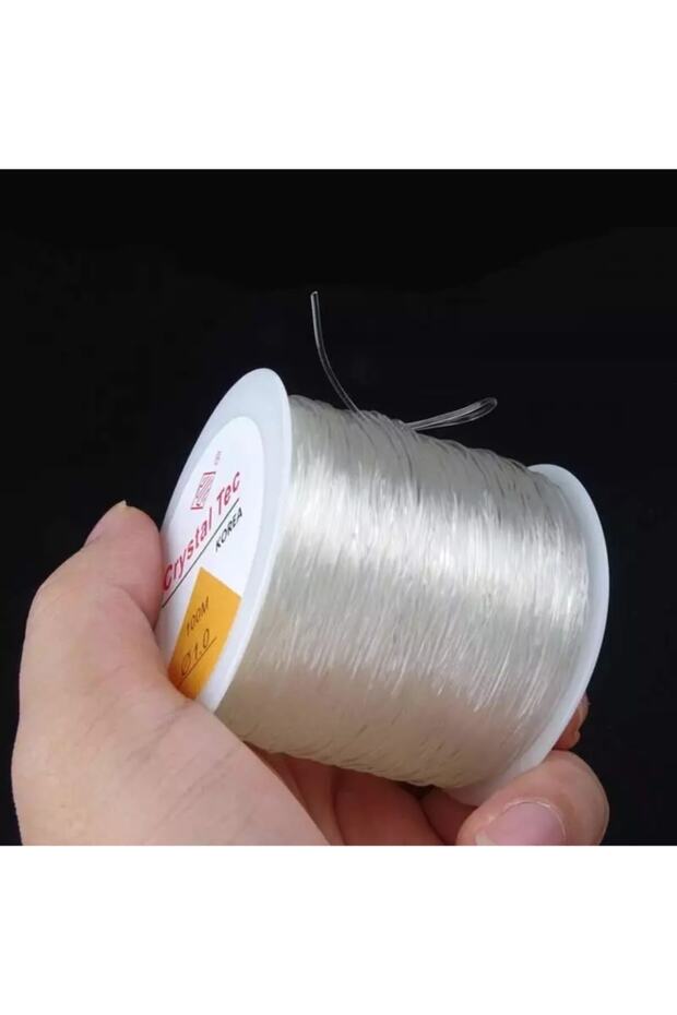 100 Meters Flexible Fish Tape Transparent Fish Tape Silicone Fish Tape (1mm Thick) - 2