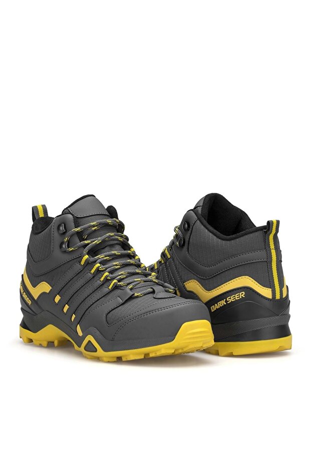 Ds4.montana füstölt sárga uniszex kültéri túrabakancs - 3