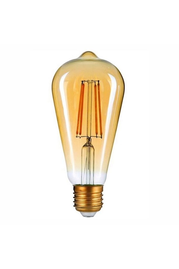 4w E27 2200k Sarı St64 Led Rustik Ampul (ab46-00420) - 1