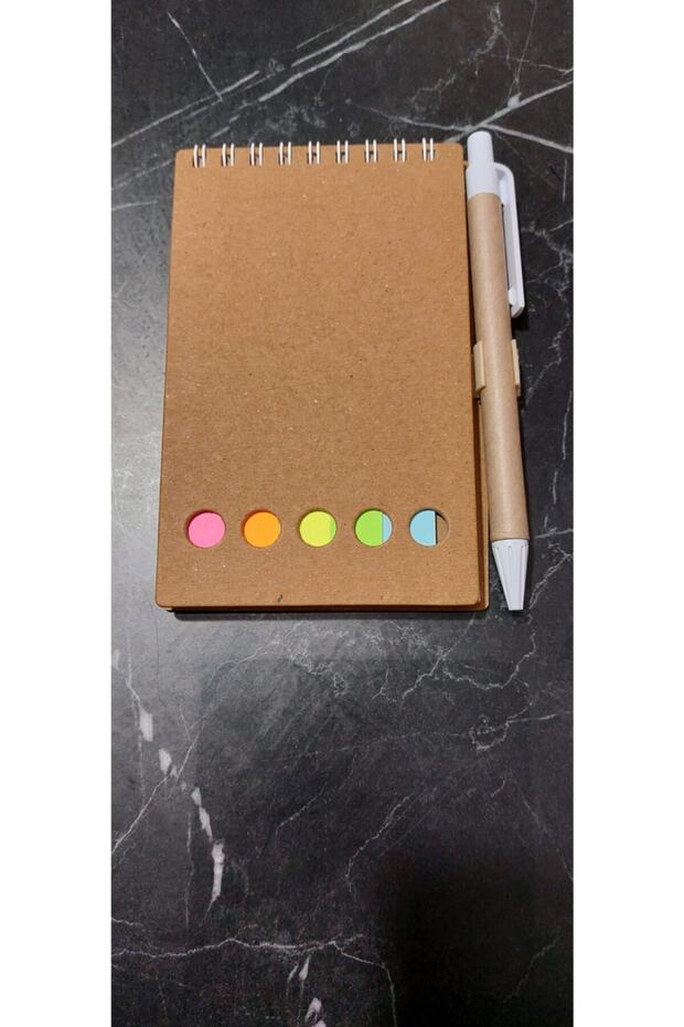 Geri Dönüşümlü Şekilli Kapaklı Not Seti - 1