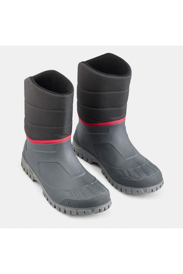 - Erkek Kar Botu Su Geçirmez Isı Yalıtımlı 8 Gri Siyah Sh100 X Warm - 3