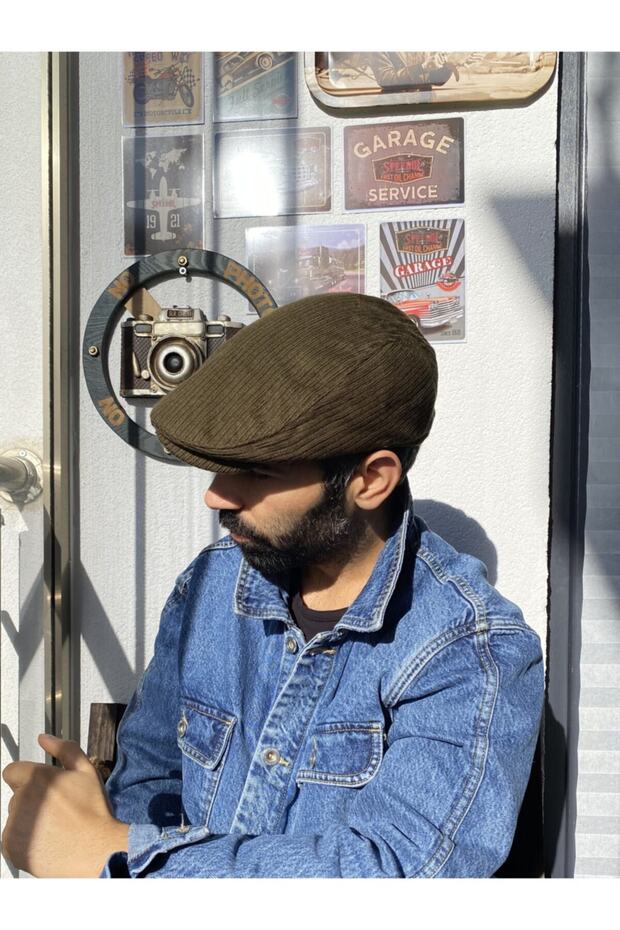 Haki Örme Triko Premium Kasket - 3