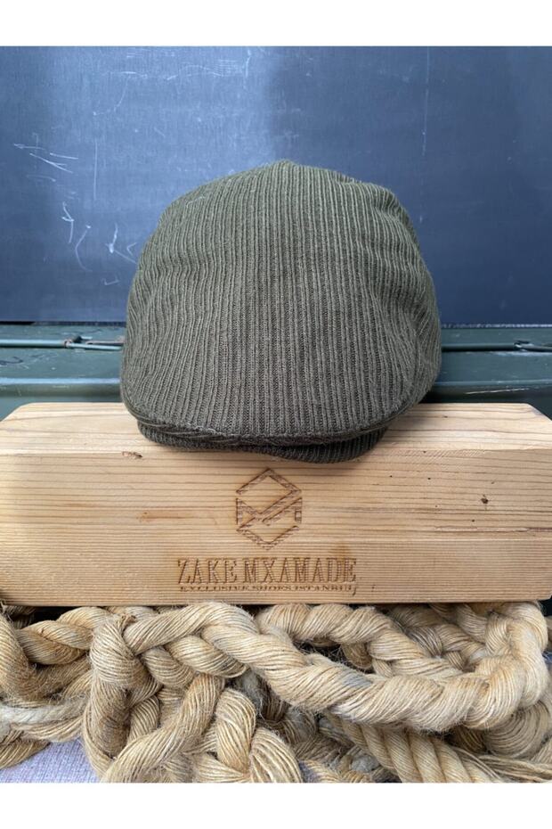 Haki Örme Triko Premium Kasket - 6