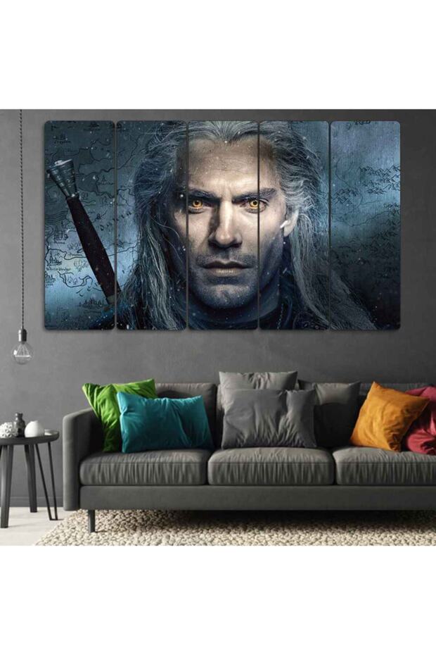 The Witcher - 5 Parçalı Tablo - 1