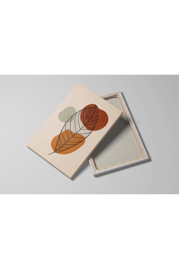 3lü Set Boho Bohem Bohe Retro Art Soyut Tablo Dekoratif Kanvas Tablo Canvas Tablolar Soyut Tablolar - 4