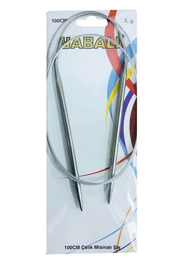 100 Cm Çelik Misinalı Şiş 5 Mm