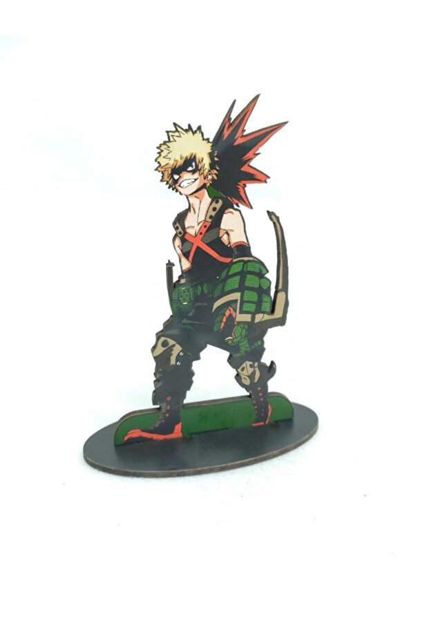 Bakugou Katsuki Ahşap Figür - 1