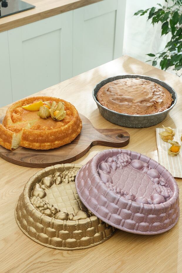 Griss Grape Pink Kek Kalıbı - 1