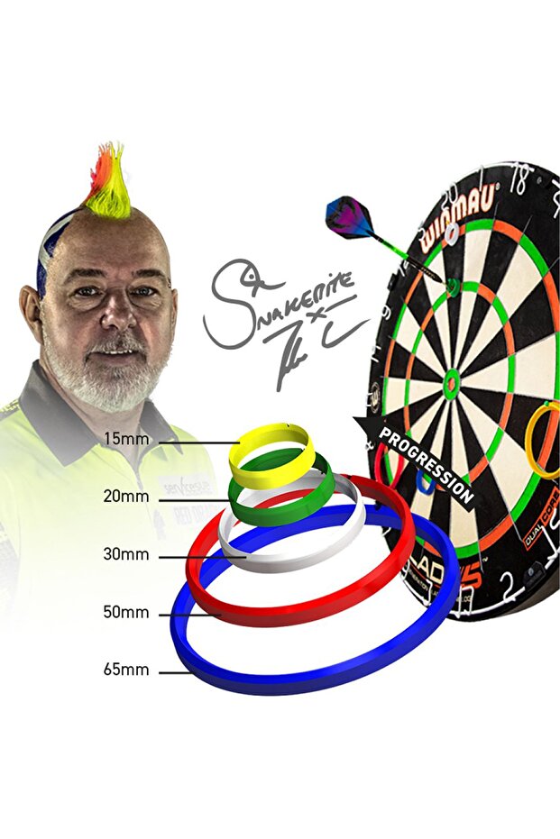X0112 Peter Wright Snakebite Dart Antrenman Halkası - 2