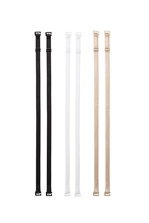 3-Piece Women's Bra Strap Durable Hanger with Metal End