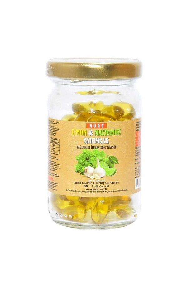 Limon Maydanoz Sarımsak Kürü Soft Jel 60 Kapsül - 1