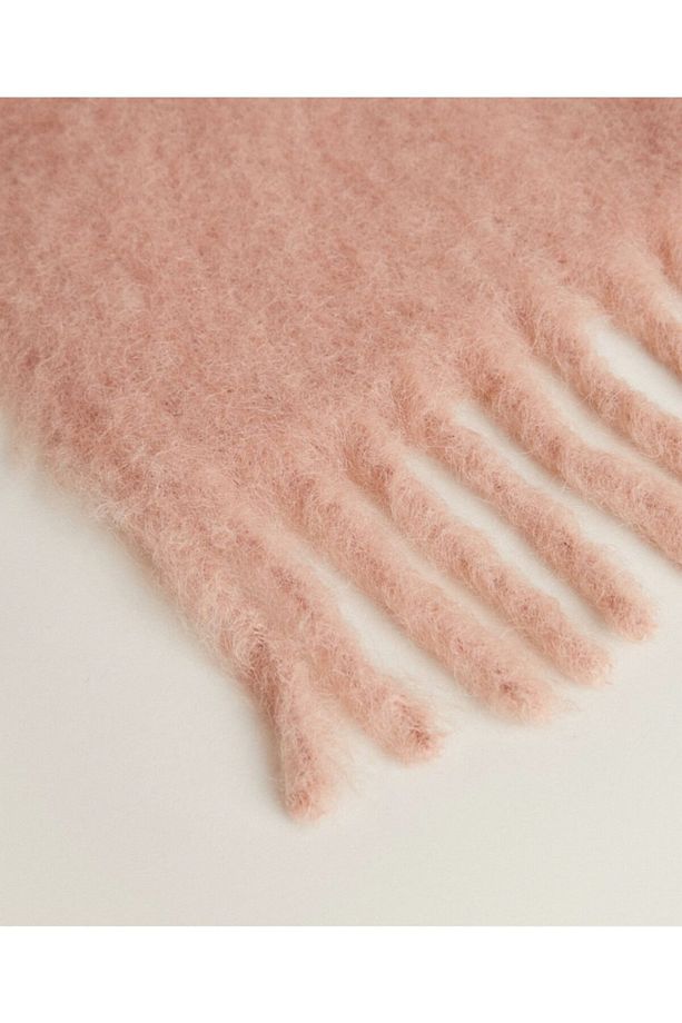 Woolmark Tek Kişilik %100 Saf Yün Battaniye Pembe - 3