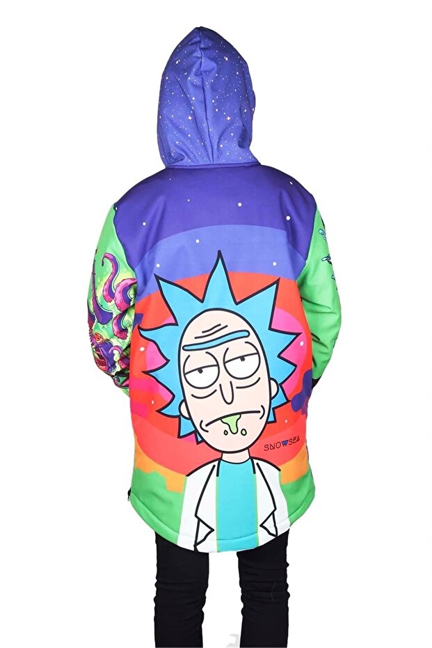 Rick And Morty Çılgın Tasarım Çocuk Kayak, Kar Montu Ss7695 - 3