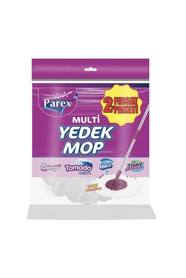 Mop Temizlik Seti Yedek Başlığı - 2’li Set - 1