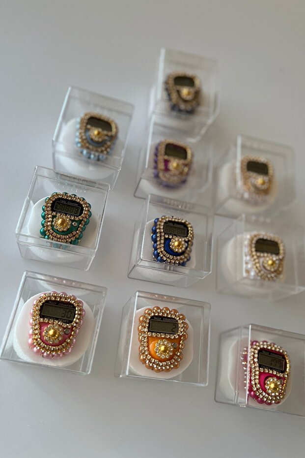 Zikirmatik Süslemeli Hediye Kutusunda 10 Adet - 2