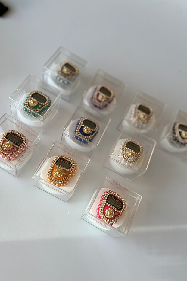 Zikirmatik Süslemeli Hediye Kutusunda 10 Adet - 5