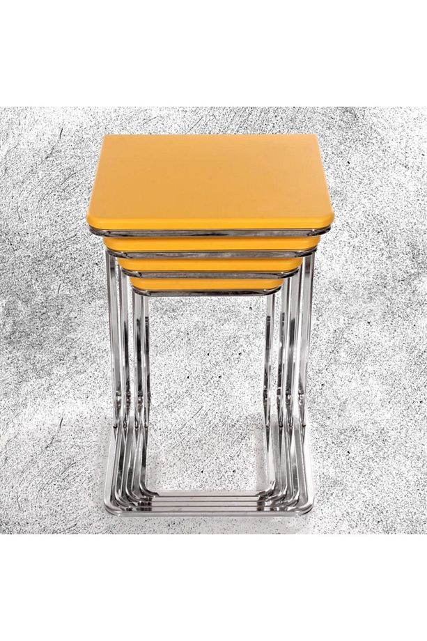 Veys Vegas Zigon Sehpa - - Sarı - 1
