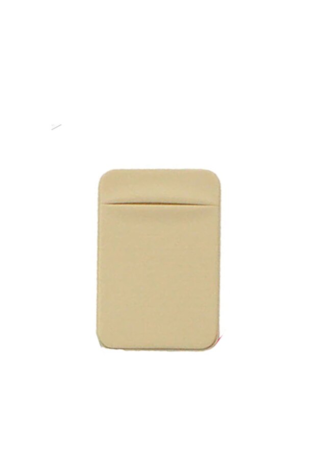 Lycra Gold Color Coin and Card Holder that Can Be Adhered to the Back of a Mobile Phone - 2