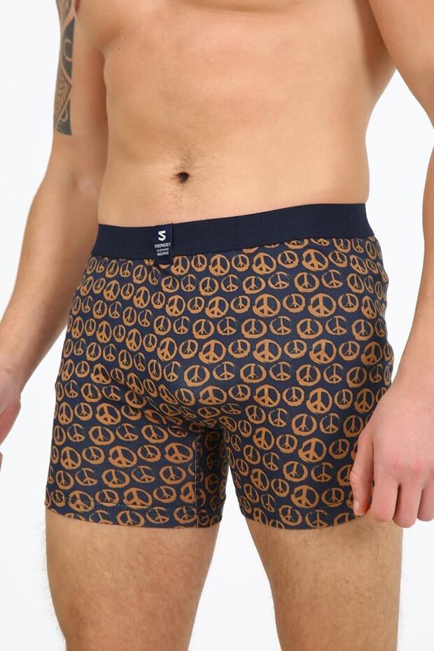 Fpb8001 الملاكمين الرجال منقوشة - 1