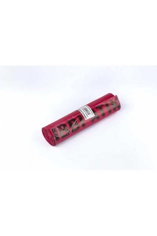 3 Rulo (30 ADET)tıbbi Atık Poşeti Büyük Boy 72x95cm 600 Gr-özel Amblemli Tıbbi Kırmızı Çöp Torbası - 5
