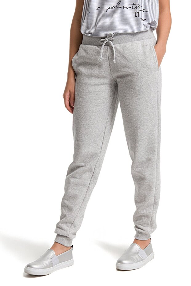 Wobıle Lastikli Paça Basıc Kadın Eşofman 11248342961605 - 1