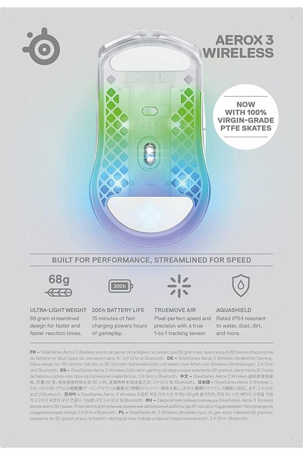 Aerox 3 Wireless Ghost Edition Kablosuz Gaming Mouse - 7