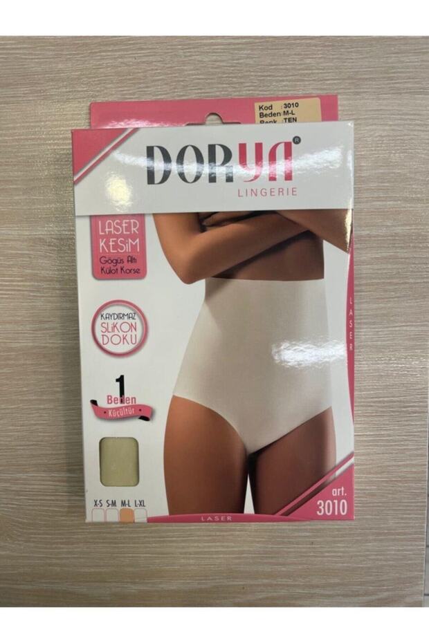 Women's Laser Cut High Waist Panties Corset 3010