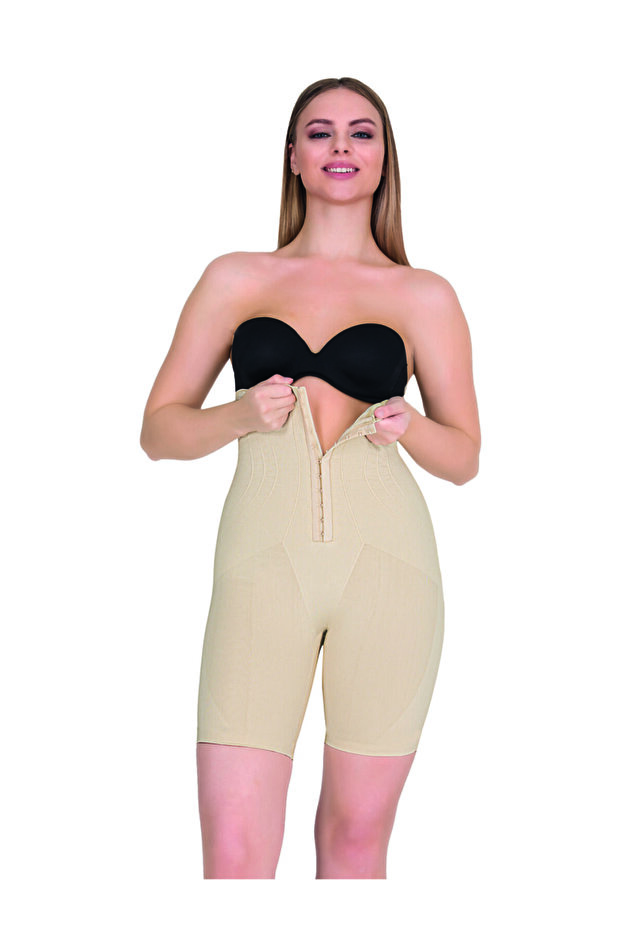 Women's Agraphed High Waist Long Leg Shaping Corset 1 Size Slimming