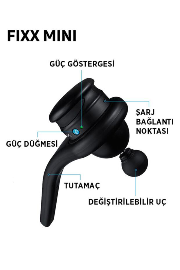 Fıxx Mını Derin Doku Masaj Tabancası - 3