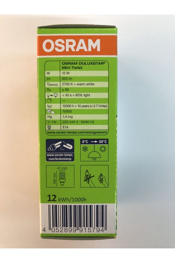 Mini Twist 12w/827 E14 Sarı Işık - 3