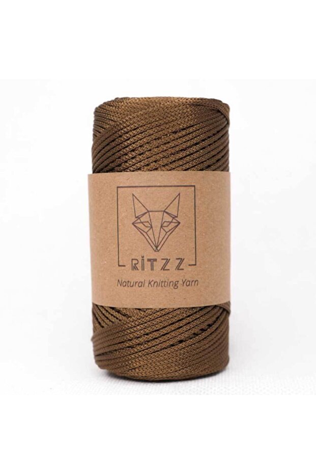 Floş Macrame Thread / 2 Mm / Medium Brown - 1
