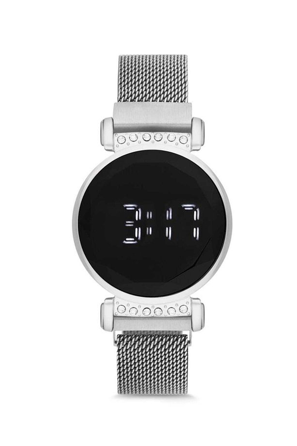 Mıknatıslı Hasır Kordon Dijital Unisex Kol Saati UH1SP220090 - 1