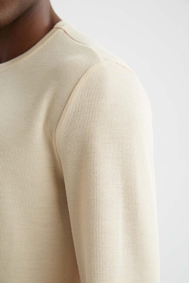 Modern Fit Bisiklet Yaka Sweatshirt - 4