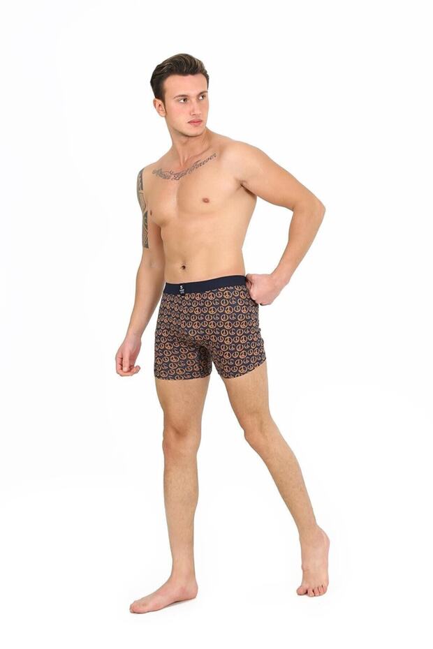 Fpb8001 الملاكمين الرجال منقوشة - 5