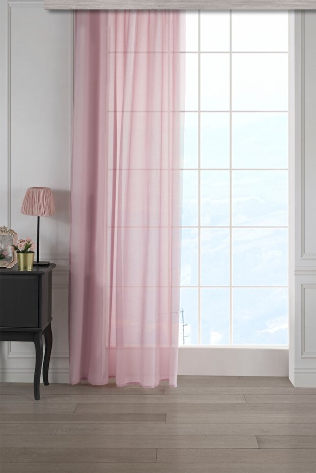 Single Wing Tulle Curtain Don't Want Ironing Tight Pleated