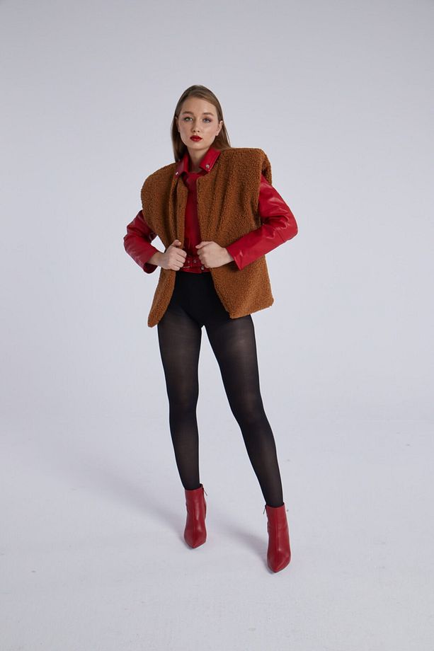 Brown Teddy Yelek - 2