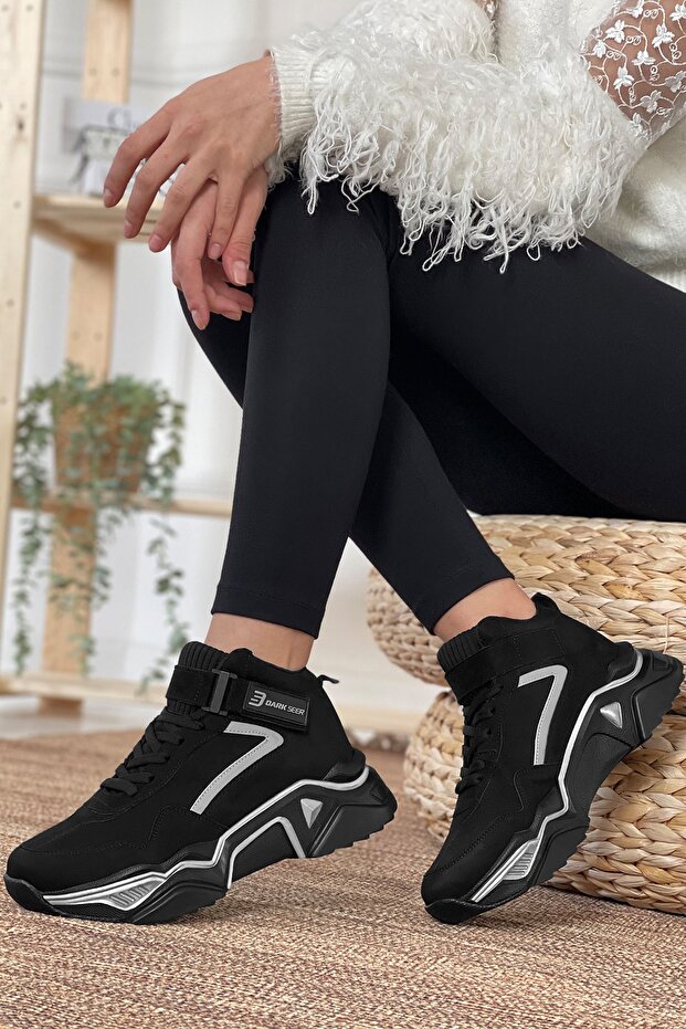 Siyah Kadın Sneaker - 2